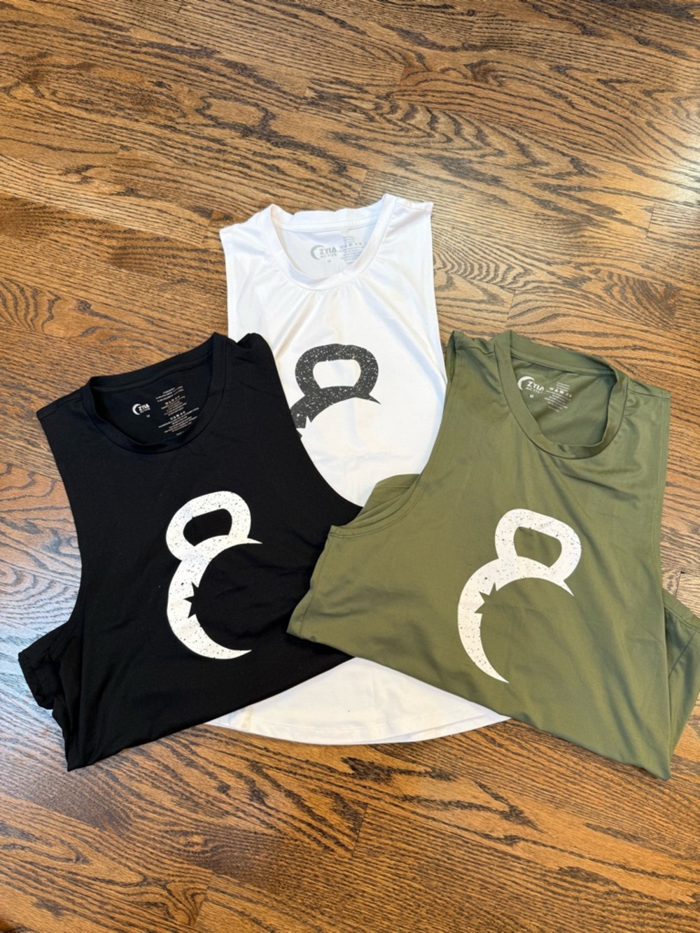 Zyia Active Muscle Tees - Bundle of 3 Med